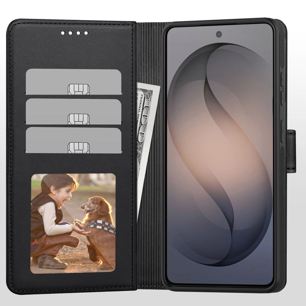 Etui Tech-Protect Wallet na Samsung Galaxy S26 Ultra - czarne matowe – zdjęcie 2