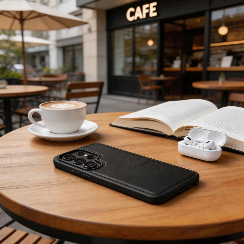 Etui Tech-Protect Wallet na Samsung Galaxy S26 Ultra - czarne matowe – zdjęcie 8