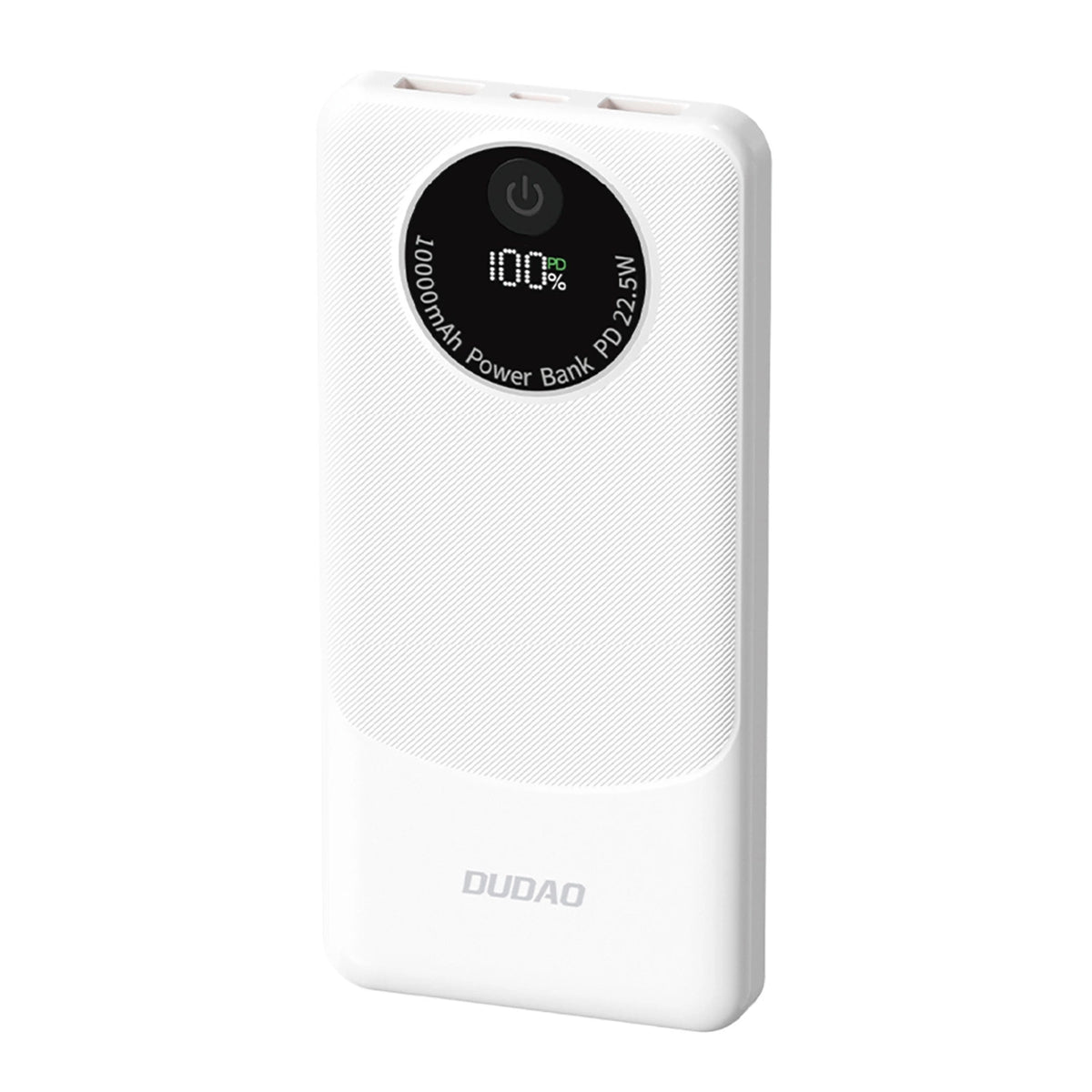 Powerbank Dudao K12 10000mAh PD22.5W USB-A, USB-C - biały