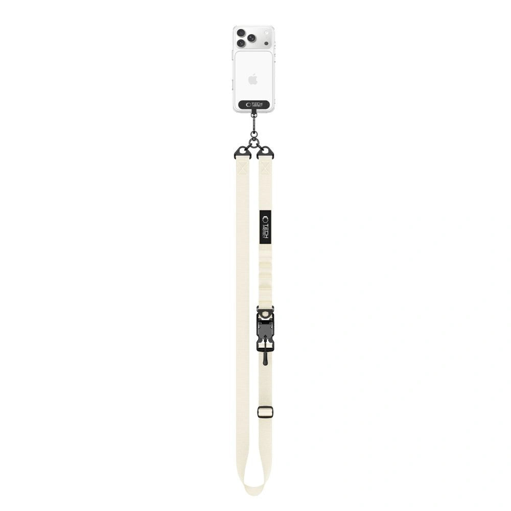 Smycz do telefonu Tech-Protect C9S Rope Crossbody - beżowa – zdjęcie 3