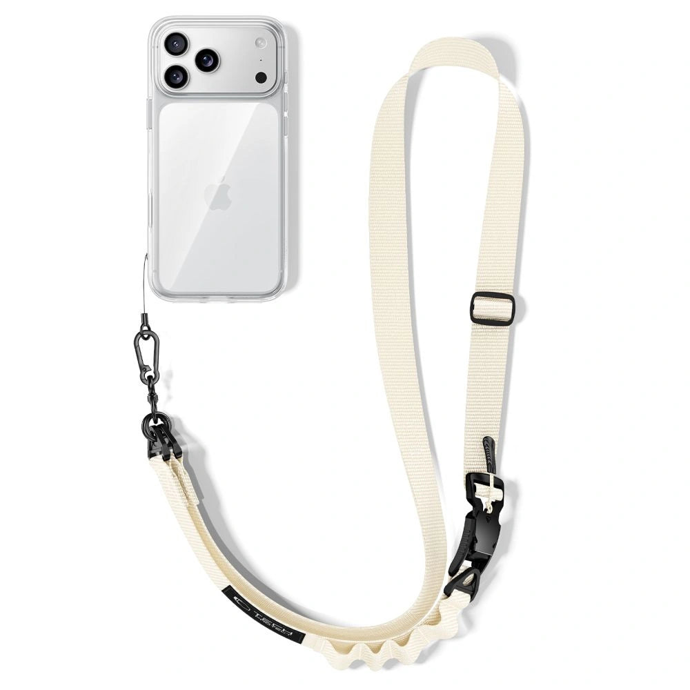Smycz do telefonu Tech-Protect C9S Rope Crossbody - beżowa – zdjęcie 4