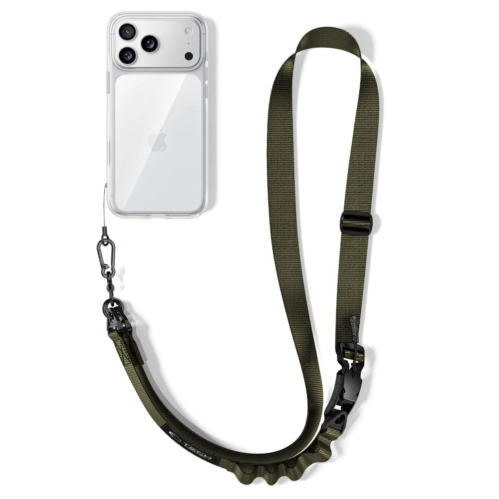 Smycz do telefonu Tech-Protect C9S Rope Crossbody - zielona – zdjęcie 4