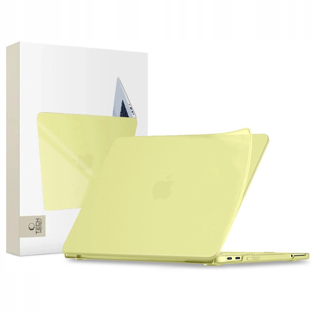 Etui Tech-Protect Softshell na MacBook Neo 13 2026 - żółte matowe