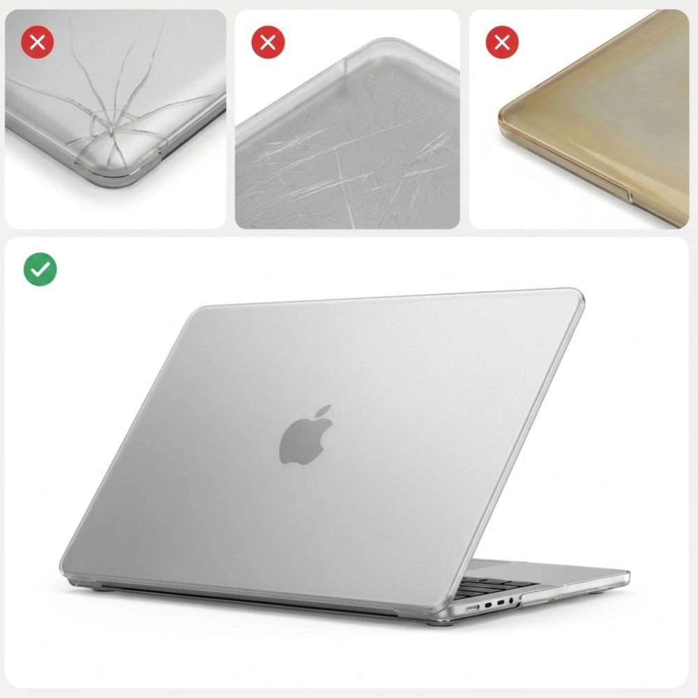 Etui Tech-Protect Softshell na MacBook Neo 13 2026 - żółte matowe – zdjęcie 5