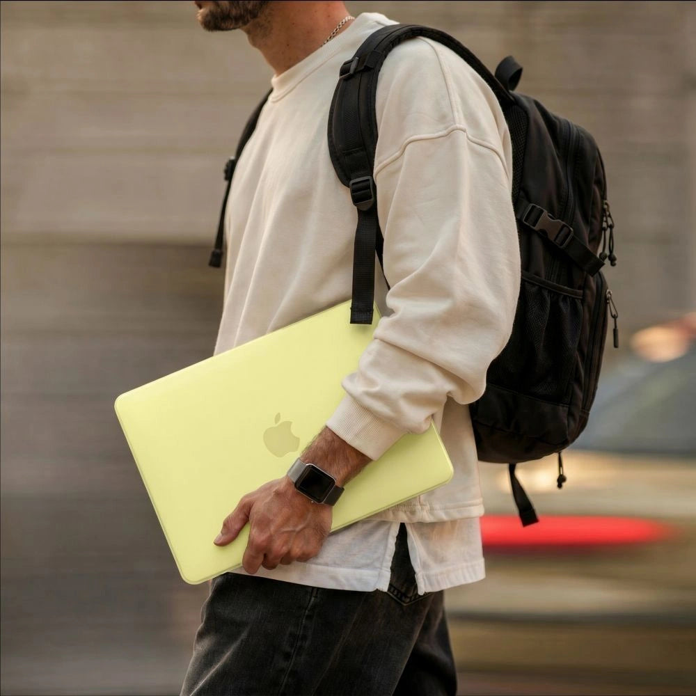 Etui Tech-Protect Softshell na MacBook Neo 13 2026 - żółte matowe – zdjęcie 7
