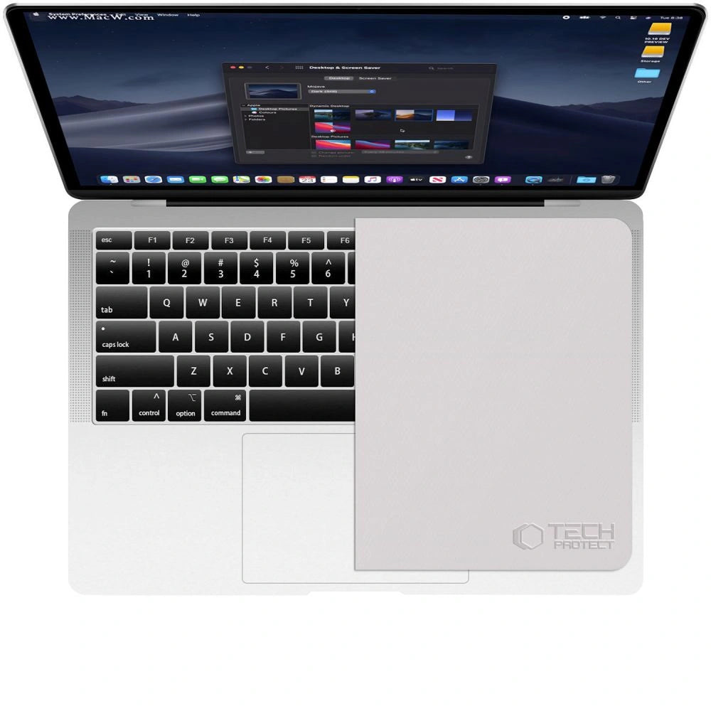 Ściereczka do ekranu Tech-Protect na laptop Laptop 15 - 16" - szara – zdjęcie 2