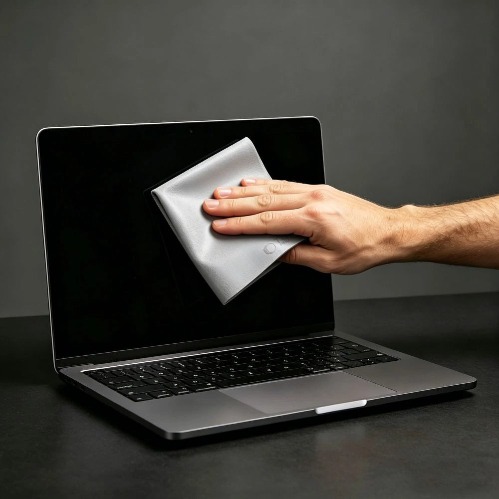 Ściereczka do ekranu Tech-Protect na laptop Laptop 15 - 16" - szara – zdjęcie 7