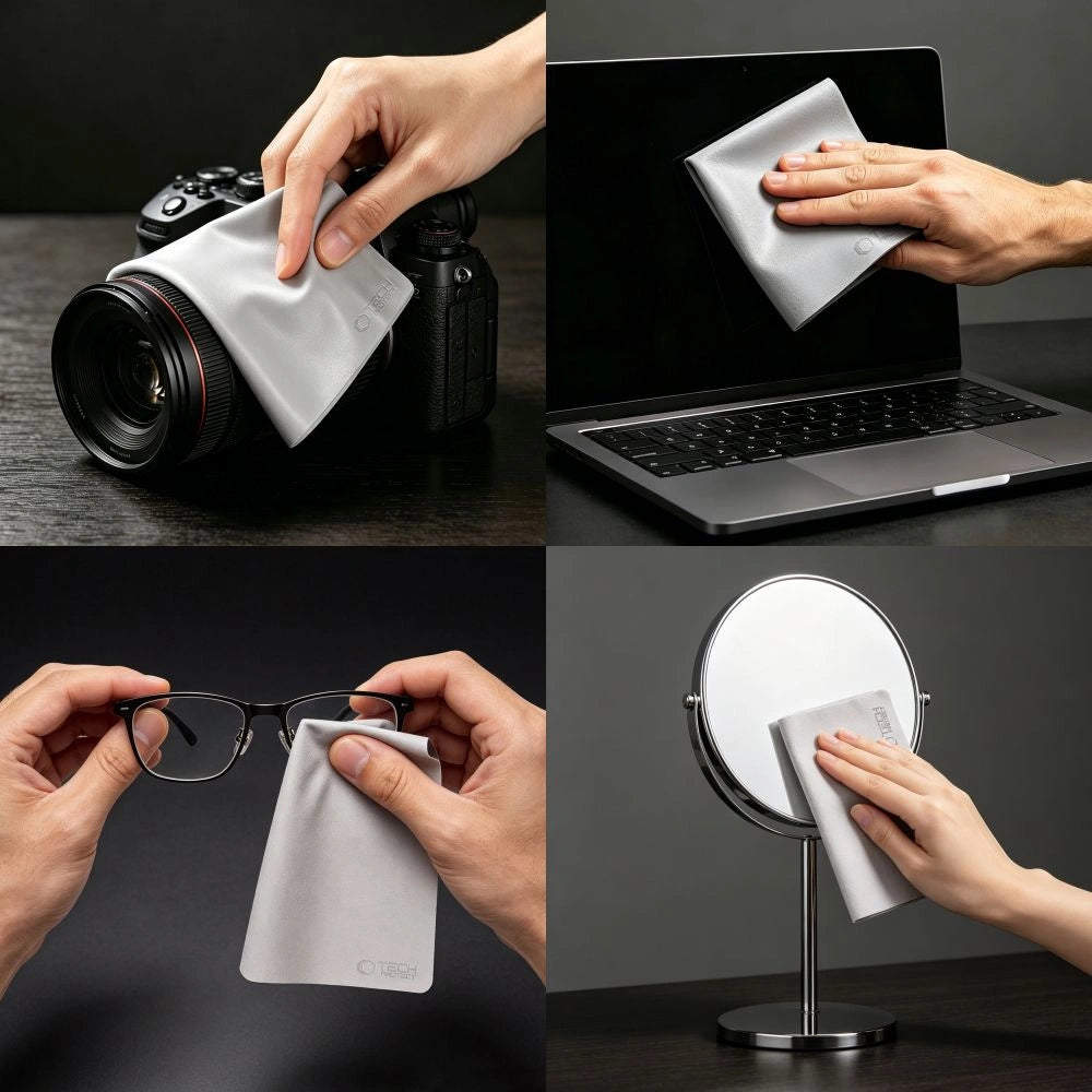 Ściereczka do ekranu Tech-Protect na laptop Laptop 15 - 16" - szara – zdjęcie 8