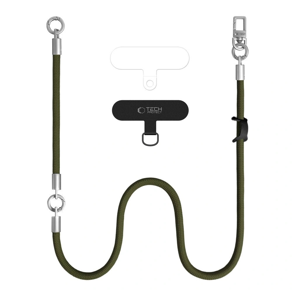 Smycz do telefonu Tech-Protect C10S Rope - zielona – zdjęcie 2