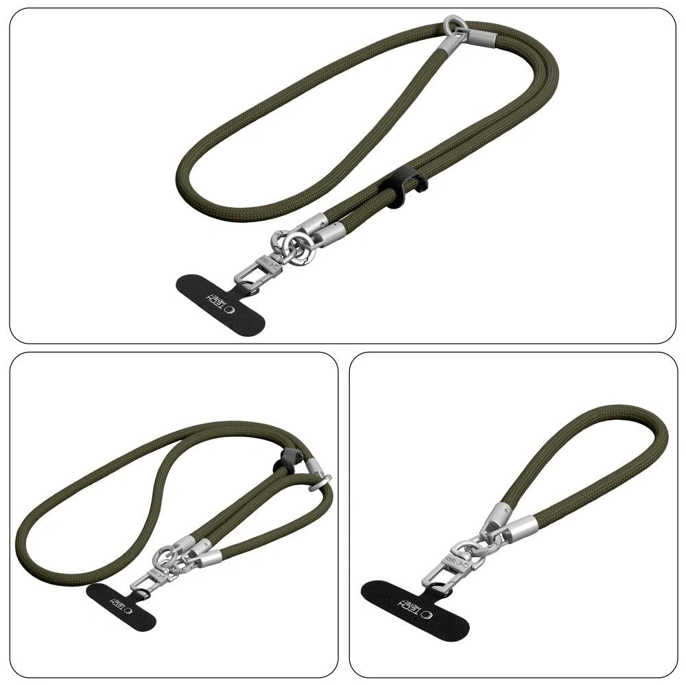 Smycz do telefonu Tech-Protect C10S Rope - zielona – zdjęcie 4