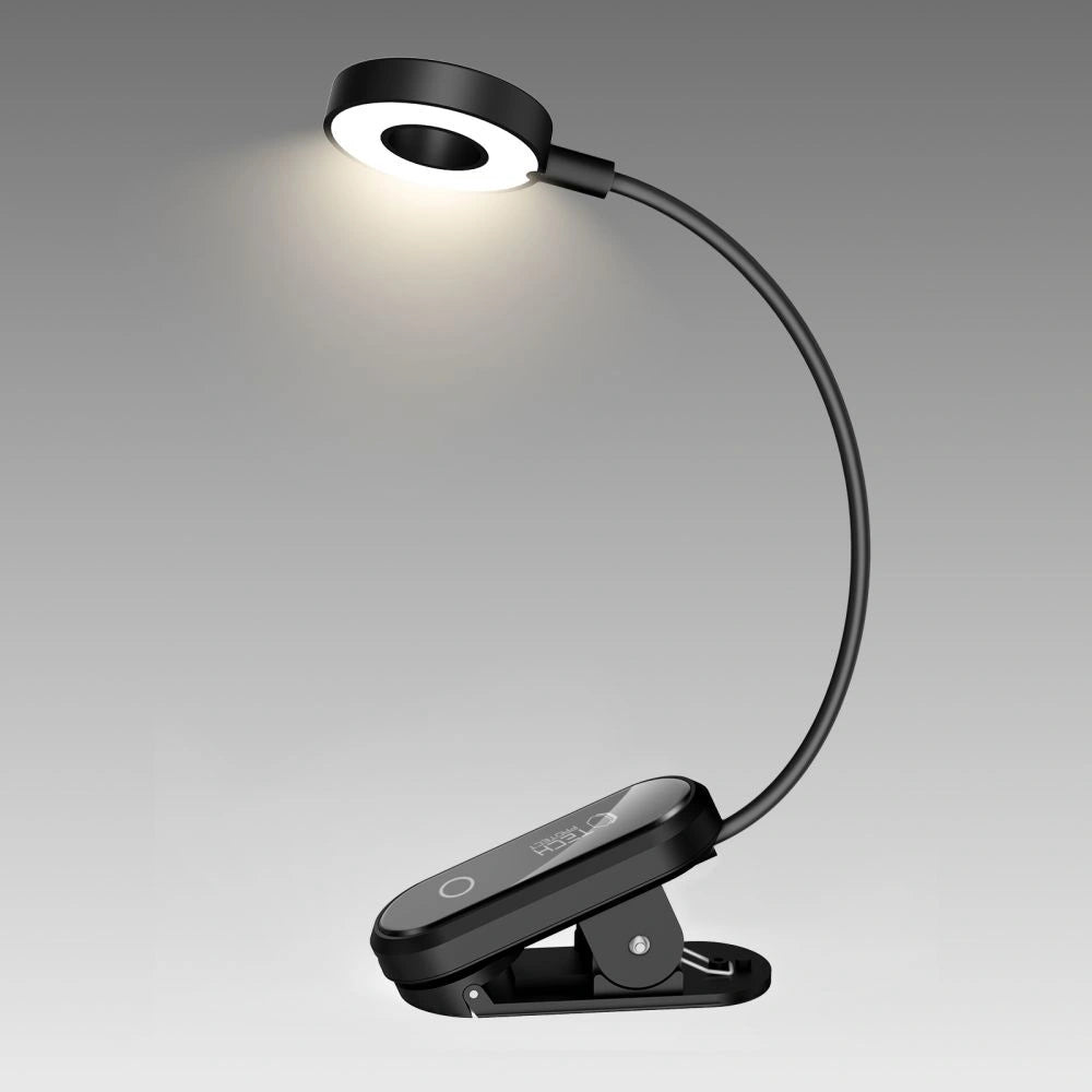 Lampka bezprzewodowa Tech-Protect LL100 z klipsem + Kabel USB-A - czarna – zdjęcie 3