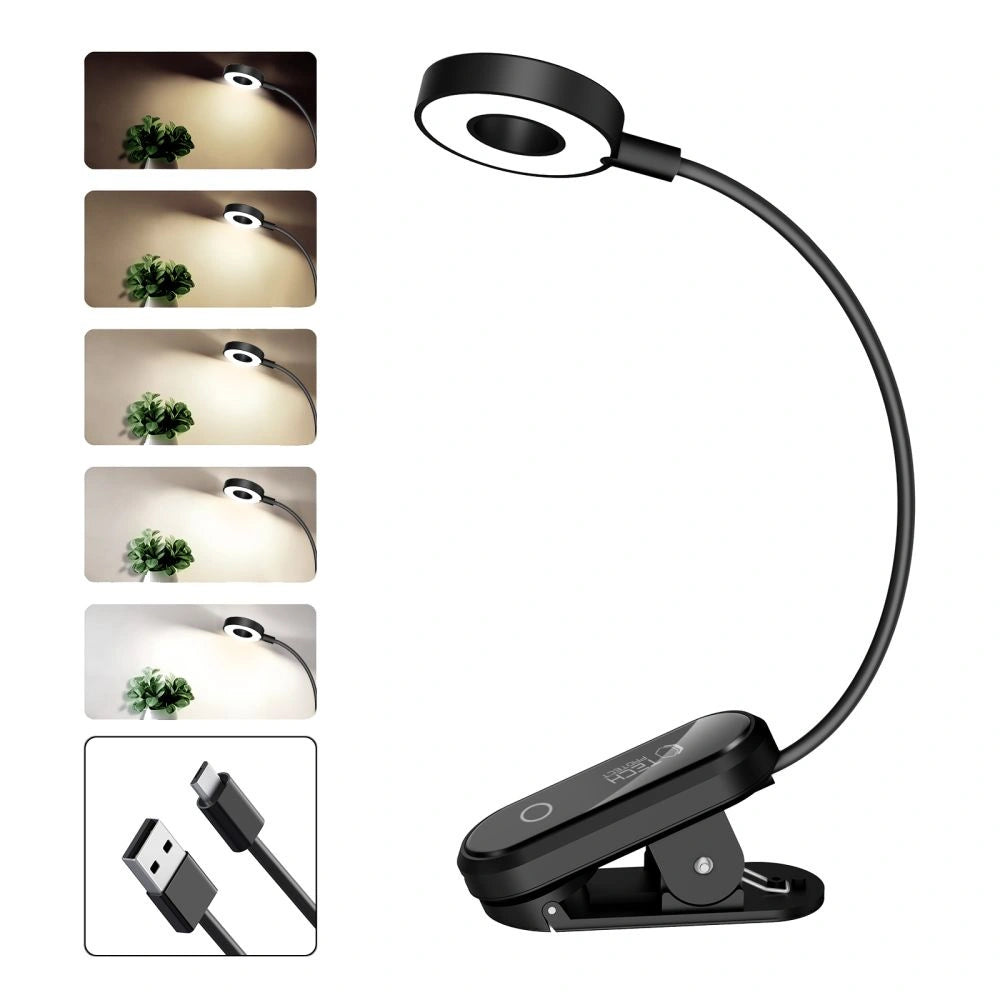 Lampka bezprzewodowa Tech-Protect LL100 z klipsem + Kabel USB-A - czarna – zdjęcie 5