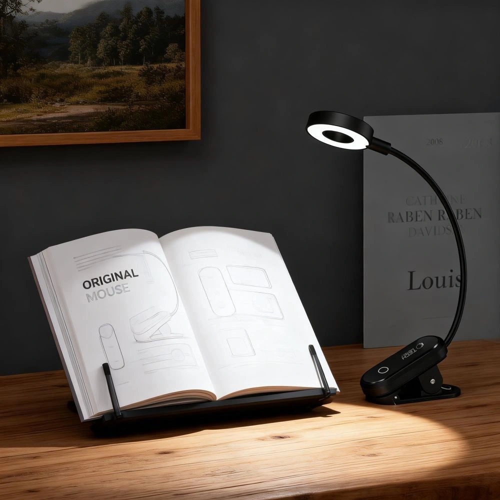 Lampka bezprzewodowa Tech-Protect LL100 z klipsem + Kabel USB-A - czarna – zdjęcie 7