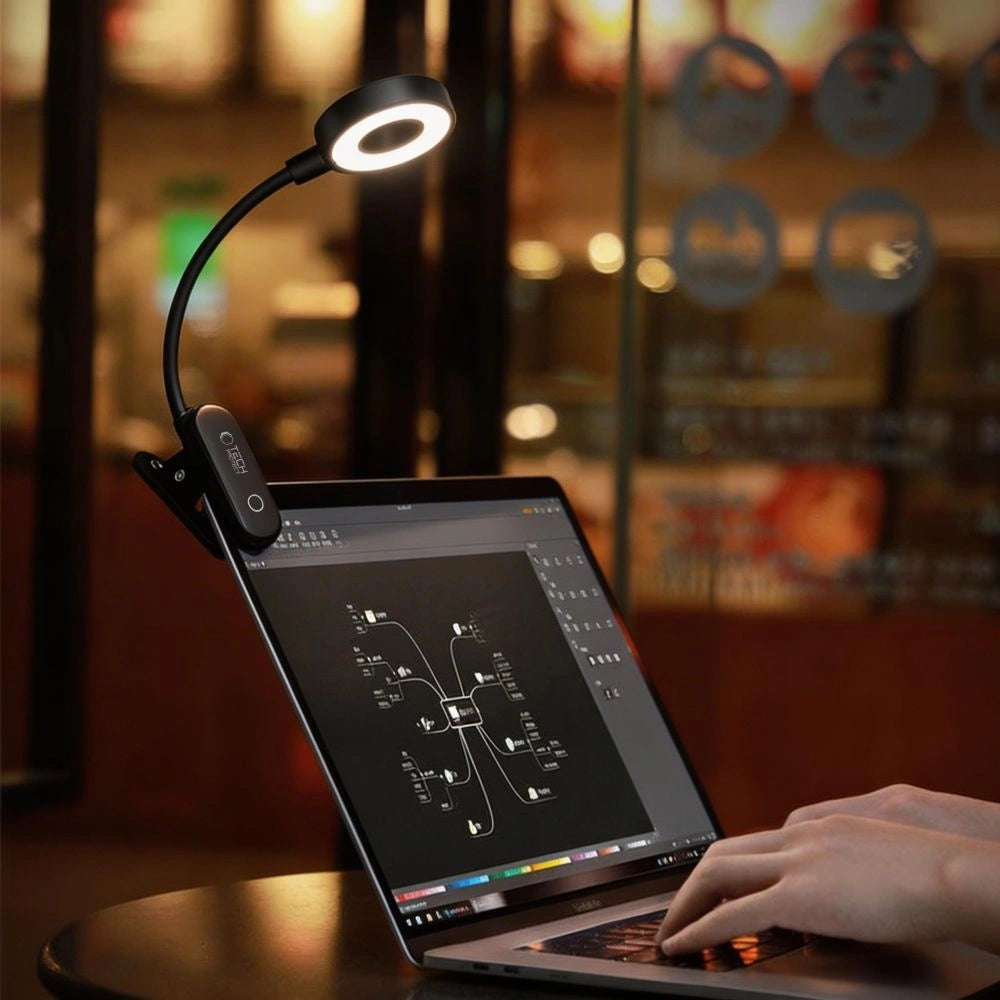 Lampka bezprzewodowa Tech-Protect LL100 z klipsem + Kabel USB-A - czarna – zdjęcie 8