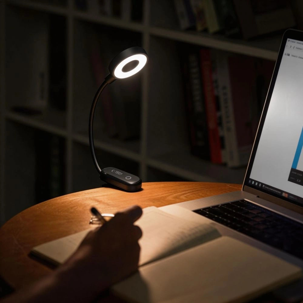 Lampka bezprzewodowa Tech-Protect LL100 z klipsem + Kabel USB-A - czarna – zdjęcie 9