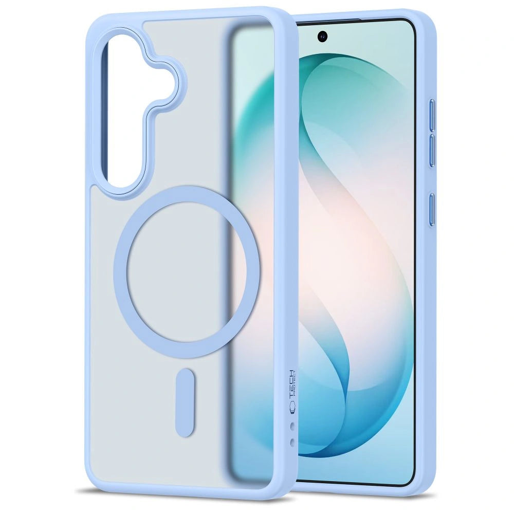 Etui Tech-Protect Magmat MagSafe na Samsung Galaxy S26 - niebieskie matowe – zdjęcie 2