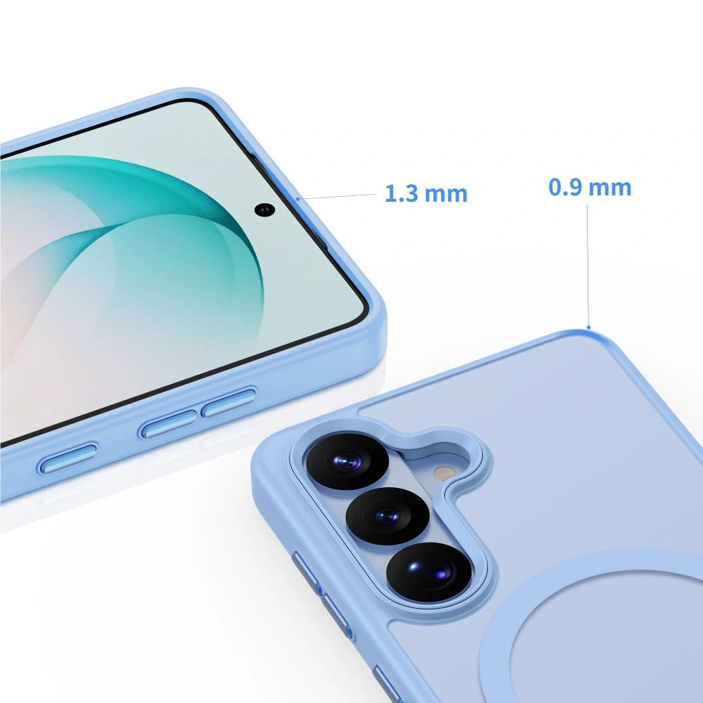 Etui Tech-Protect Magmat MagSafe na Samsung Galaxy S26 - niebieskie matowe – zdjęcie 4
