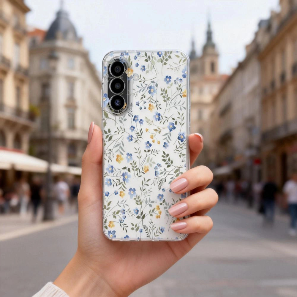 Etui Tech-Protect FlexAir na Samsung Galaxy A27 - przezroczysto-kwiatowy – zdjęcie 4