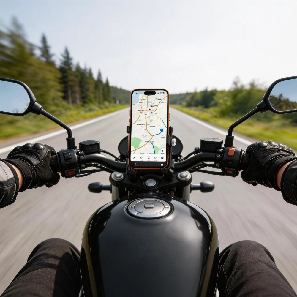 Uchwyt Tech-Protect V5 na kierownicę - czarny – zdjęcie 7