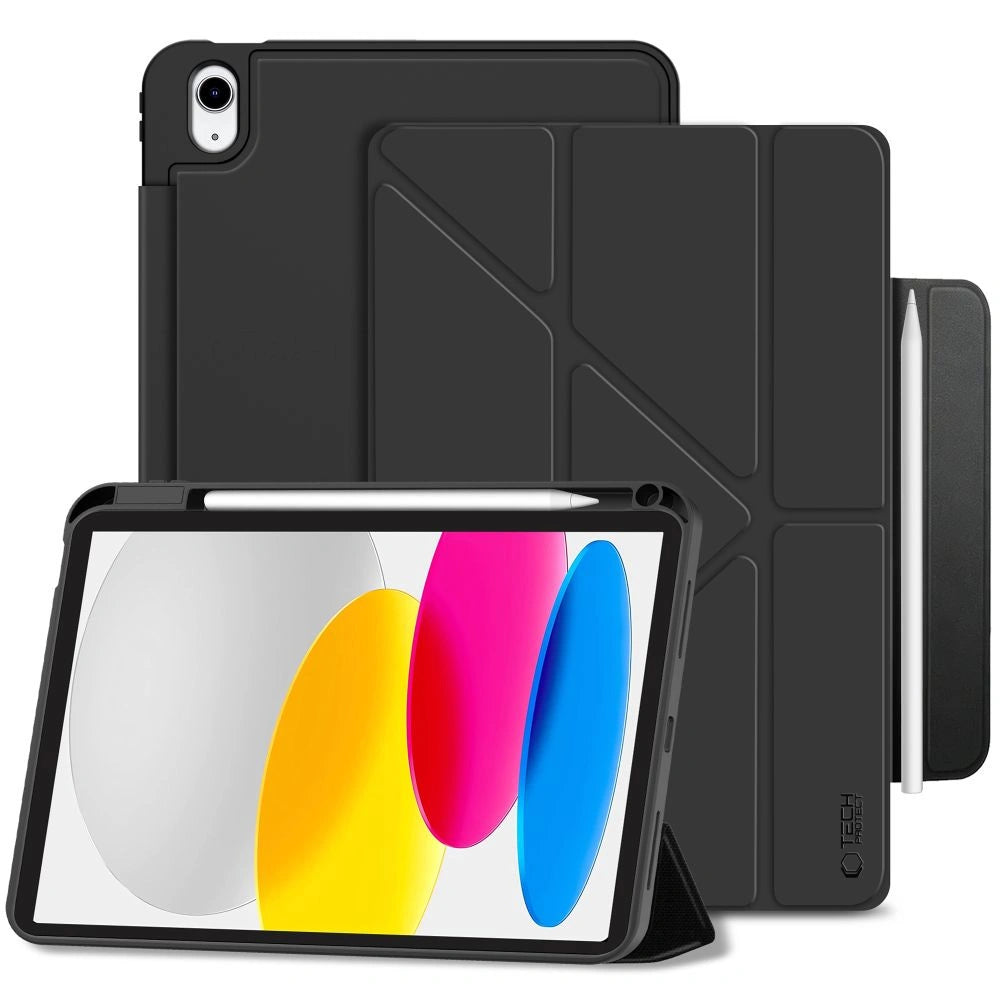 Etui Tech-Protect SC Pen Origami na iPad 10.9" 2022 / 2025 - czarne – zdjęcie 2
