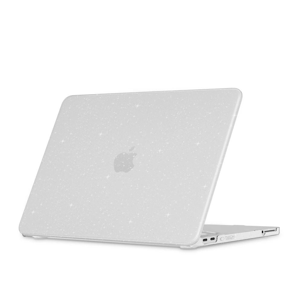 Etui Tech-Protect SmartShell na MacBook Neo 13" 2026 -przezroczysto-brokatowe – zdjęcie 2