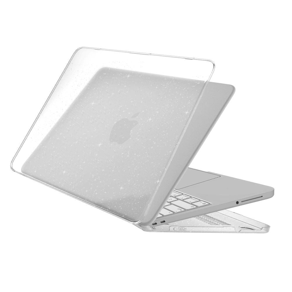 Etui Tech-Protect SmartShell na MacBook Neo 13" 2026 -przezroczysto-brokatowe – zdjęcie 3