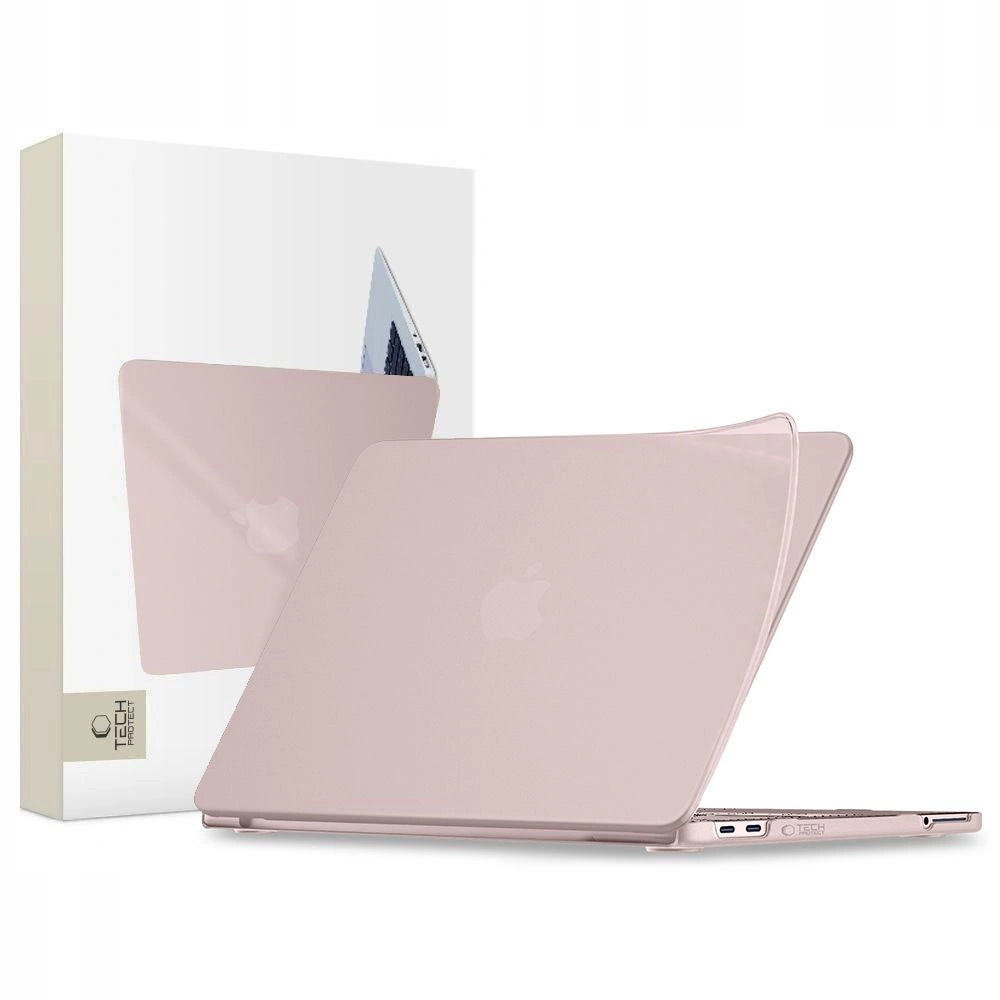 Etui Tech-Protect Softshell na MacBook 13" 2026 - różowe matowe