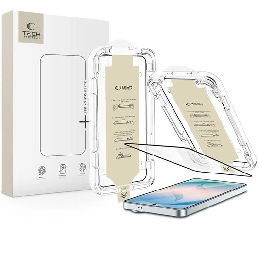 Szkło antyrefleksyjne Tech-Protect Quick na Samsung Galaxy S26 + - czarne