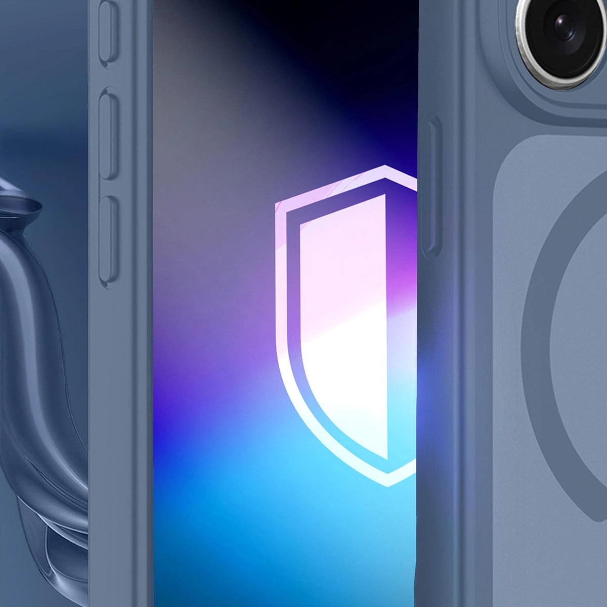Etui 3mk Misty MagCase na iPhone 15 - niebieskie – zdjęcie 3