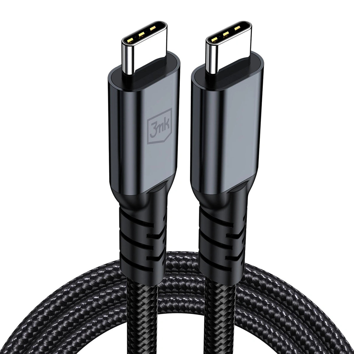 Kabel 3mk Hyper Cable N-SERIES USB-C / USB-C Thunderbolt 4 2m 48V - czarny – zdjęcie 2