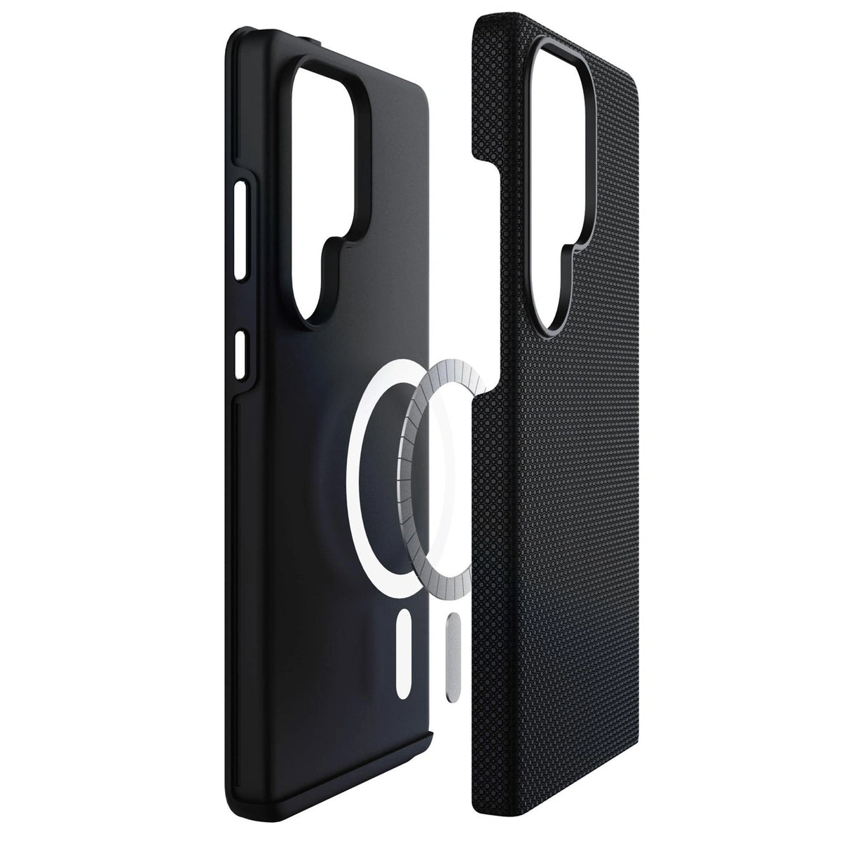 Etui 3mk Fortis MagCase na Samsung Galaxy S24 Ultra - czarne – zdjęcie 4