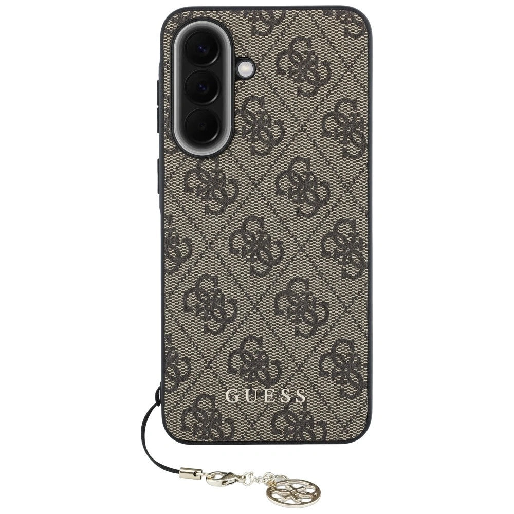 Etui Guess 4G Charm na Samsung Galaxy A57 5G - brązowe – zdjęcie 3