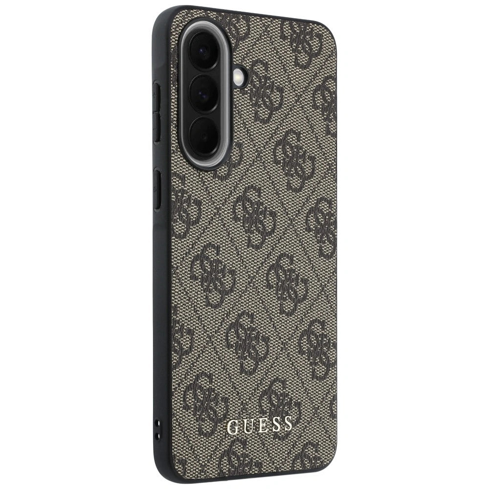 Etui Guess 4G Charm na Samsung Galaxy A57 5G - brązowe – zdjęcie 4