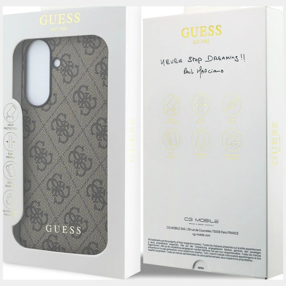 Etui Guess 4G Classic na Samsung Galaxy A57 5G - brązowe – zdjęcie 8