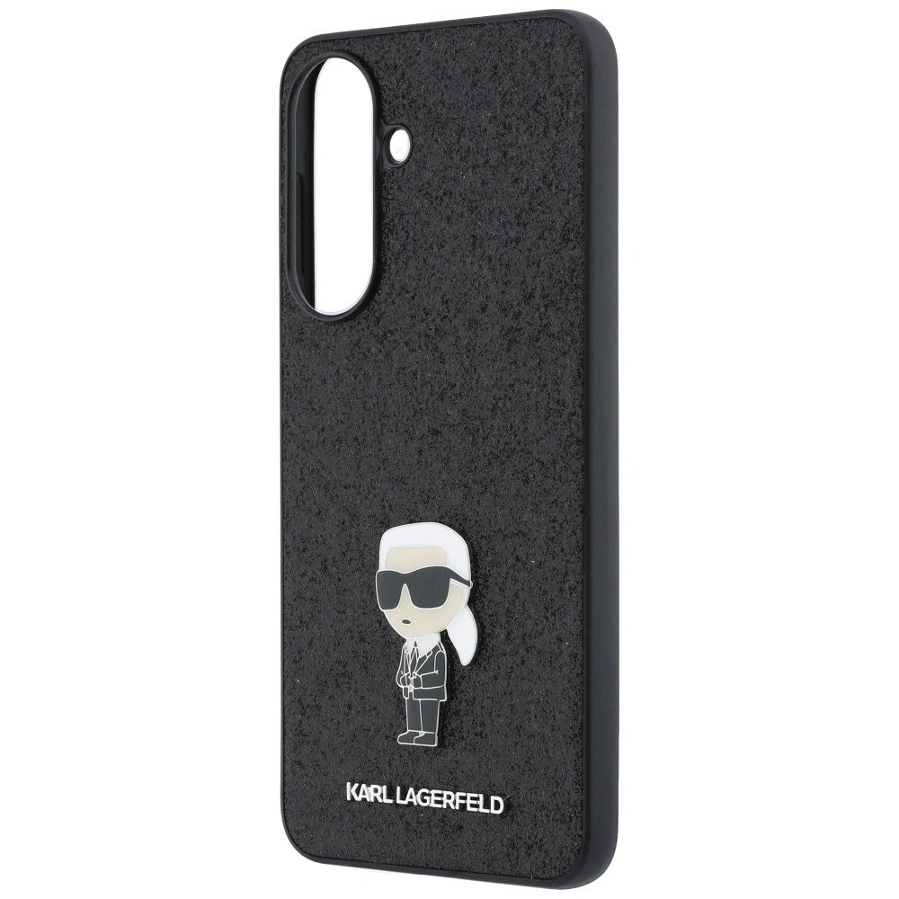 Etui Karl Lagerfeld Fixed Glitter Ikonik na Samsung Galaxy A57 5G - czarne – zdjęcie 6