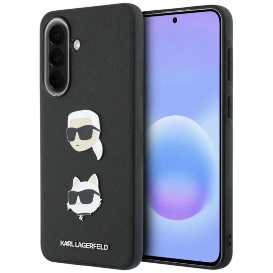 Etui Karl Lagerfeld w/ Karl&Choupette na Samsung Galaxy A37 5G - czarne