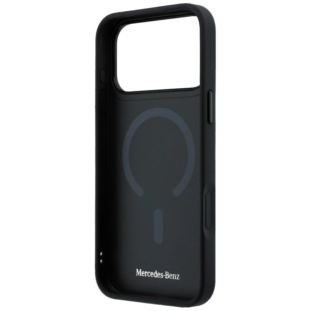 Etui Mercedes Leather 3D MagSafe na iPhone 17 Pro - czarne – zdjęcie 7