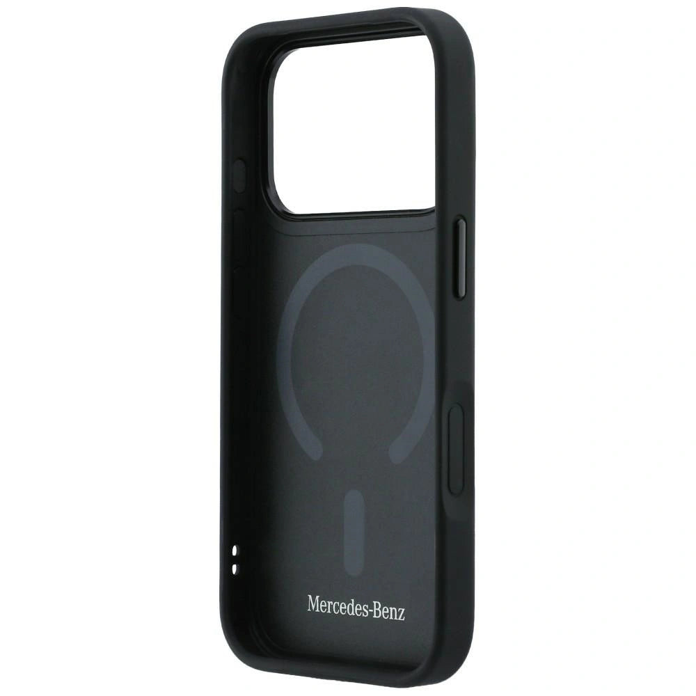 Etui Mercedes Leather with Crossed Lines na iPhone 17 Pro Max - czerwone – zdjęcie 7