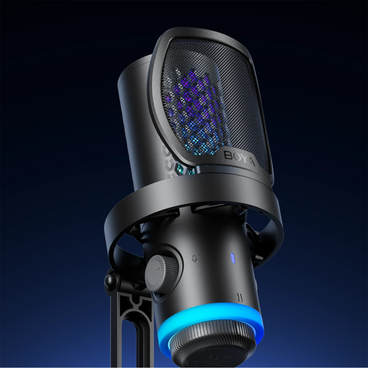 Mikrofon gamingowy BOYA CastMic G40 przewodowy USB-C - czarny – zdjęcie 13