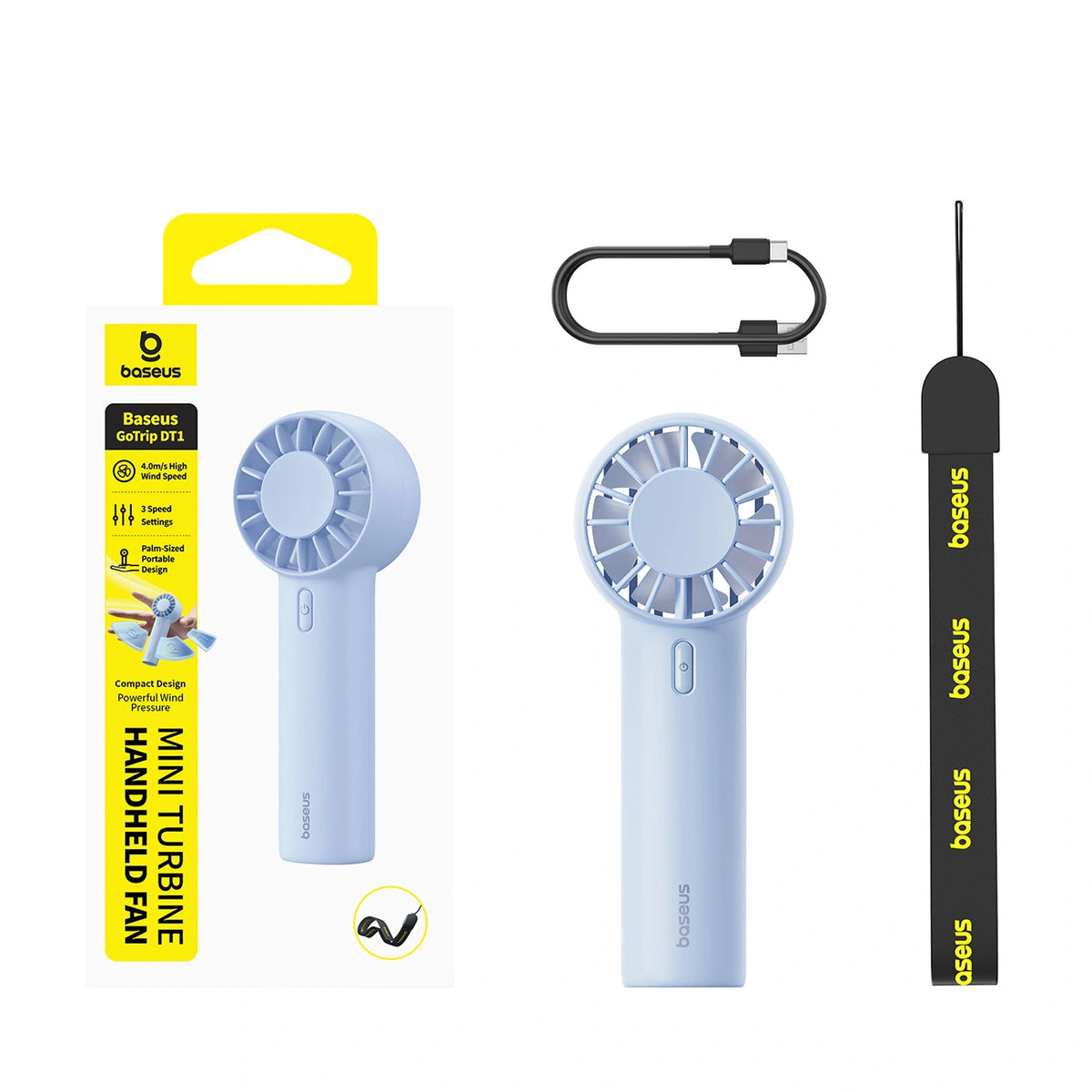 Wentylator Baseus GoTrip DT1 - niebieski – zdjęcie 2