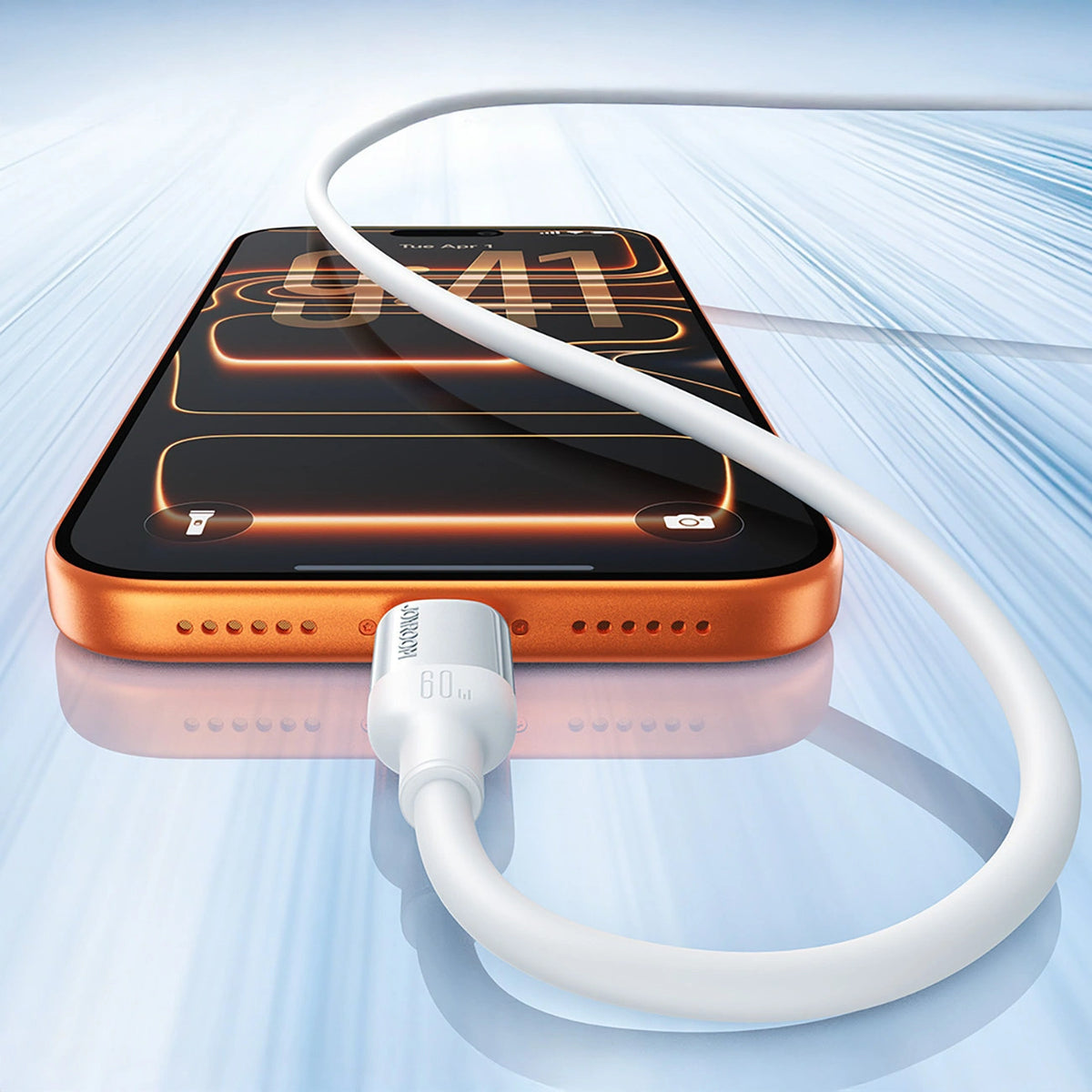 Kabel Joyroom S-A62 Lively Series 3A USB-A - USB-C 1,2 m - biały – zdjęcie 7