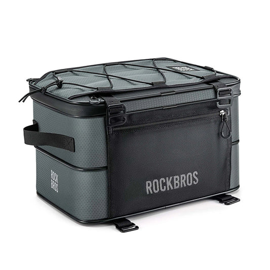 Torba rowerowa Rockbros A30 ROAD TO SKY na bagażnik 15-30 l - szara