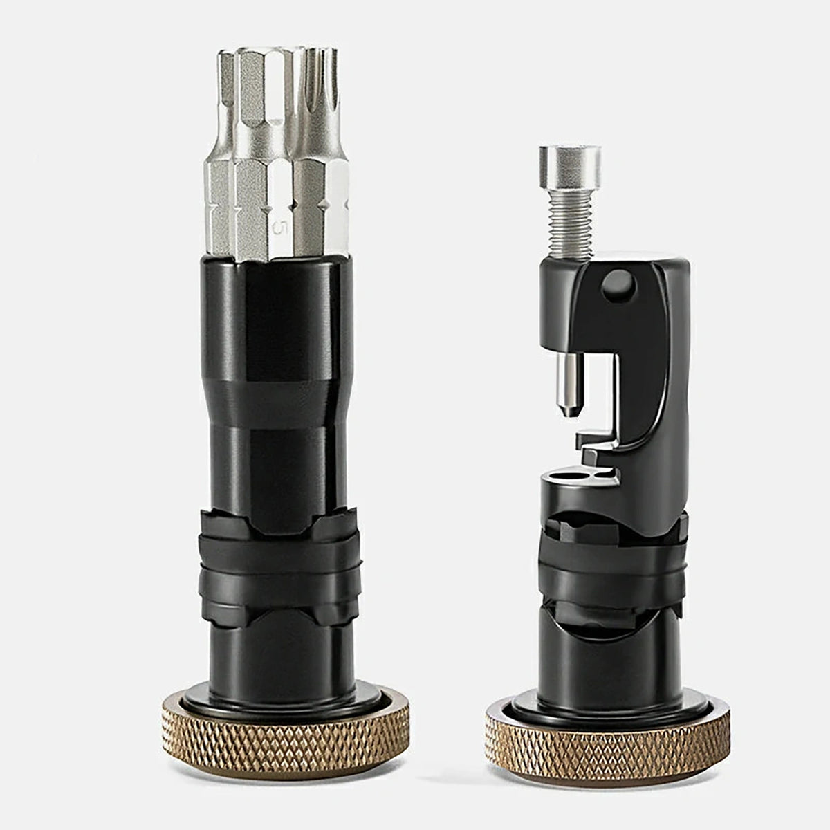 Multitool rowerowy Rockbros ROAD TO SKY VK-KC10 6w1 chowany w - brązowy – zdjęcie 8