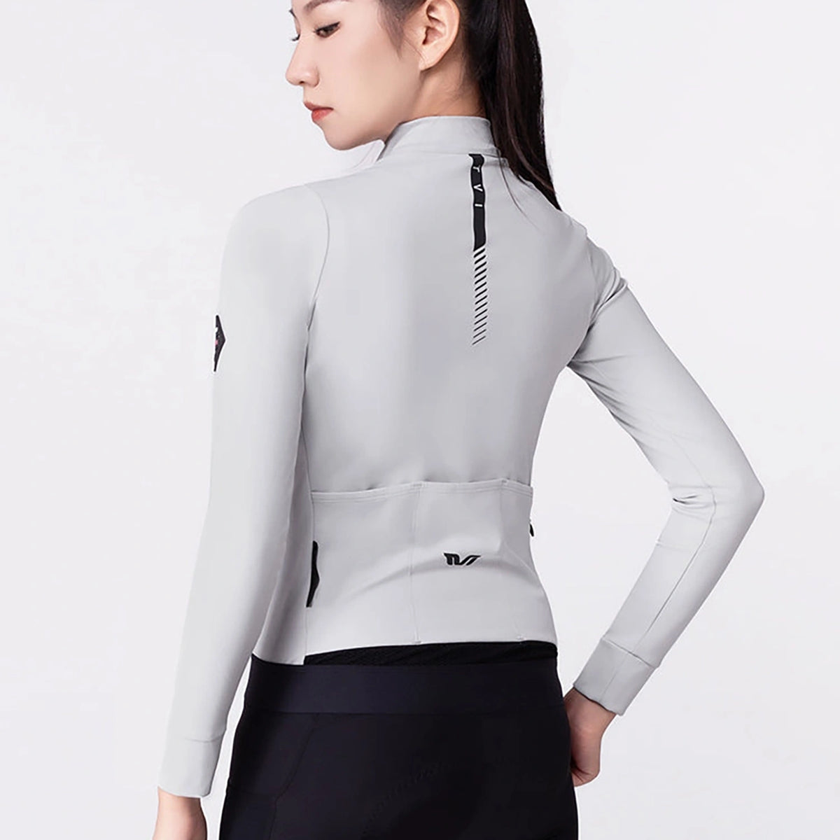 Bluza kolarska damska Rockbros YDWT006 TVI ocieplana jesień/zima S – zdjęcie 4