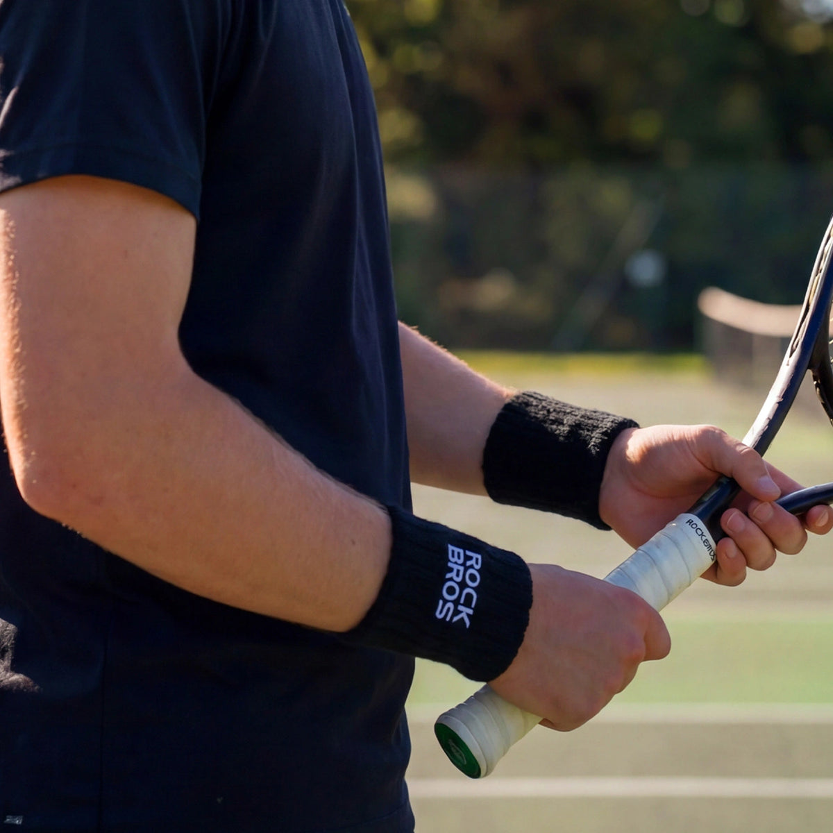 Opaska na nadgarstek Rockbros 190009 sportowa - czarna – zdjęcie 2