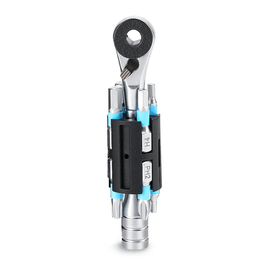 Multitool rowerowy Rockbros TG-8601 grzechotka S2 cylindryczna - czarny