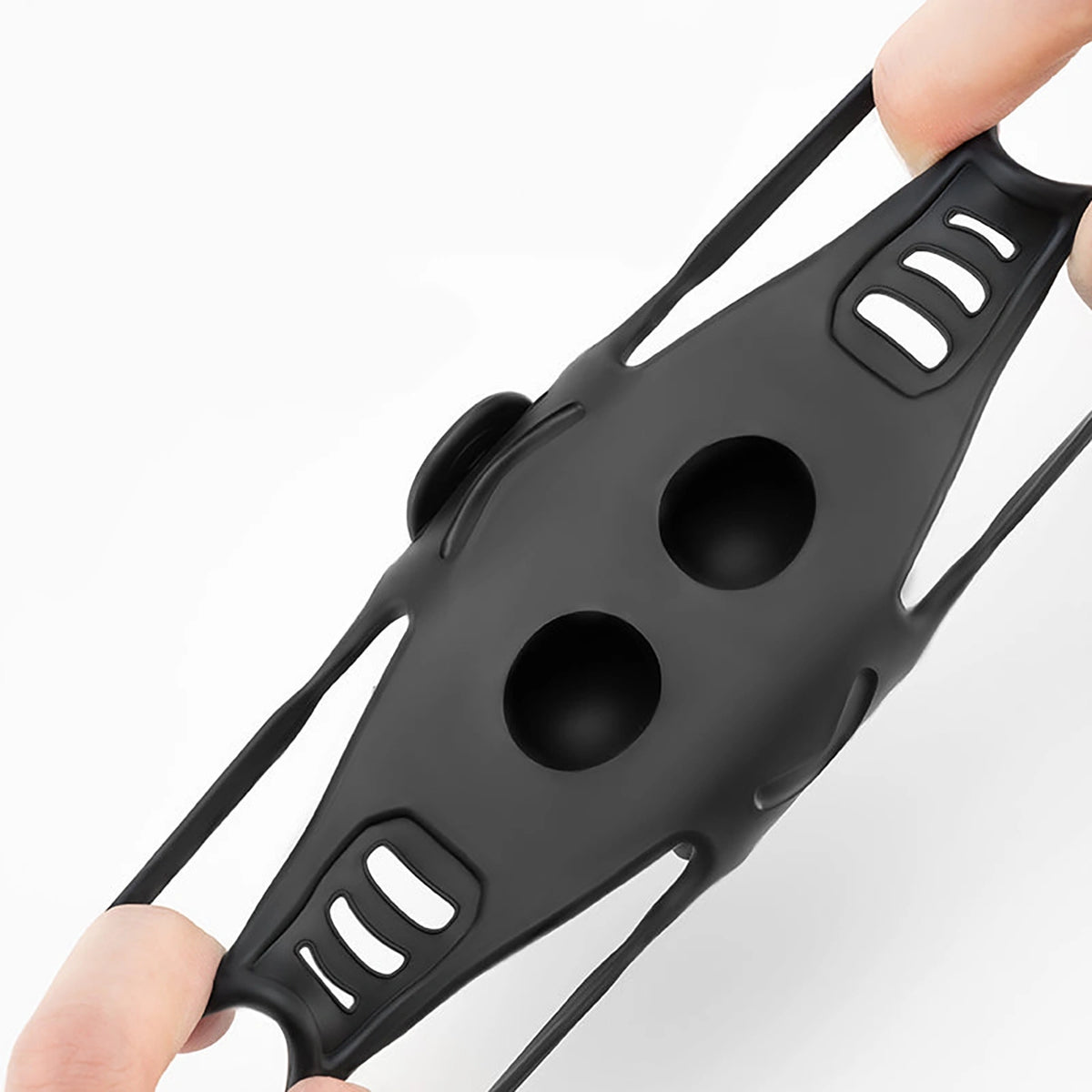 Uchwyt rowerowy na telefon Rockbros LF24166 silikonowy 4-7" - czarny – zdjęcie 5
