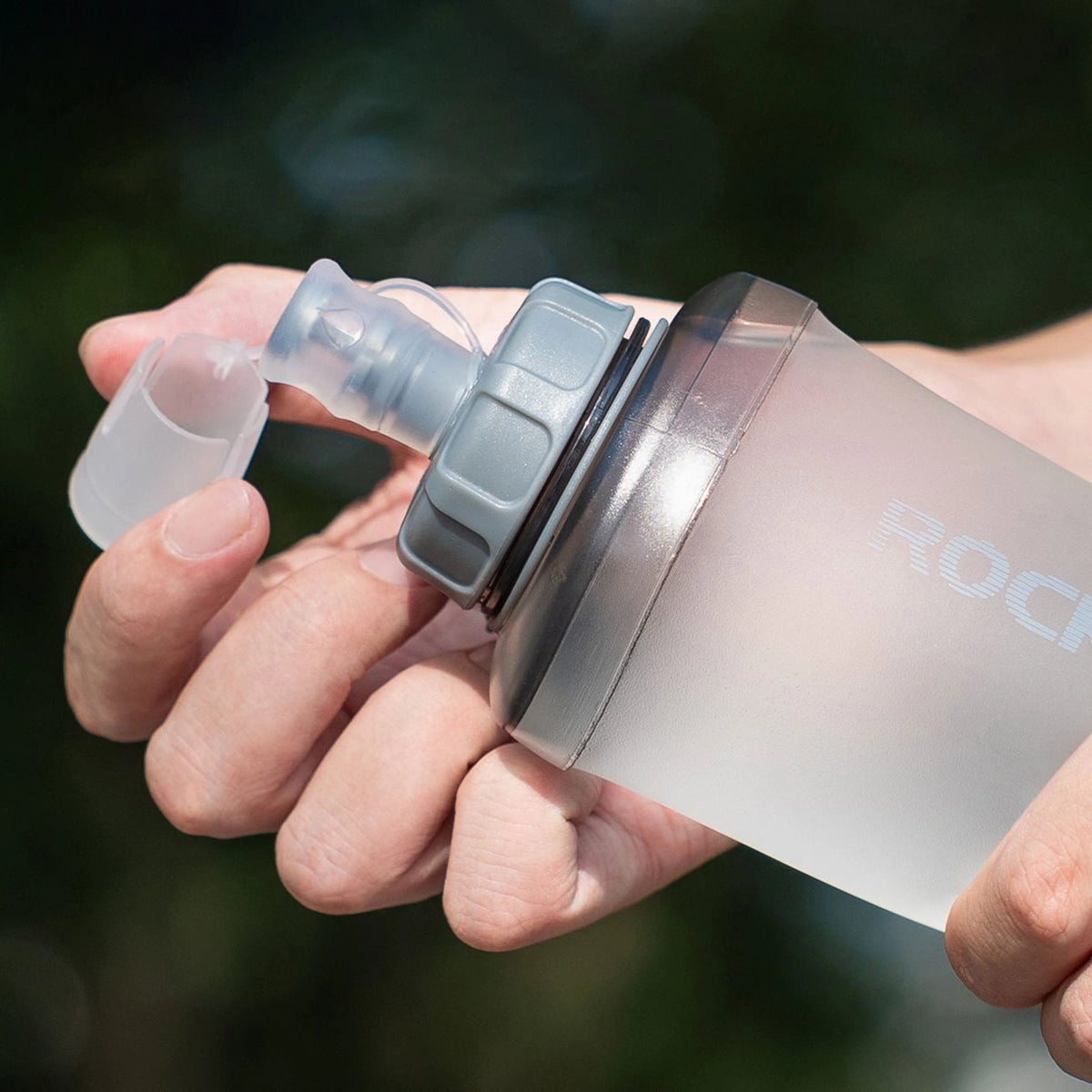 Bukłak Rockbros 350017001 soft flask miękki do biegania 500 ml - biały – zdjęcie 4