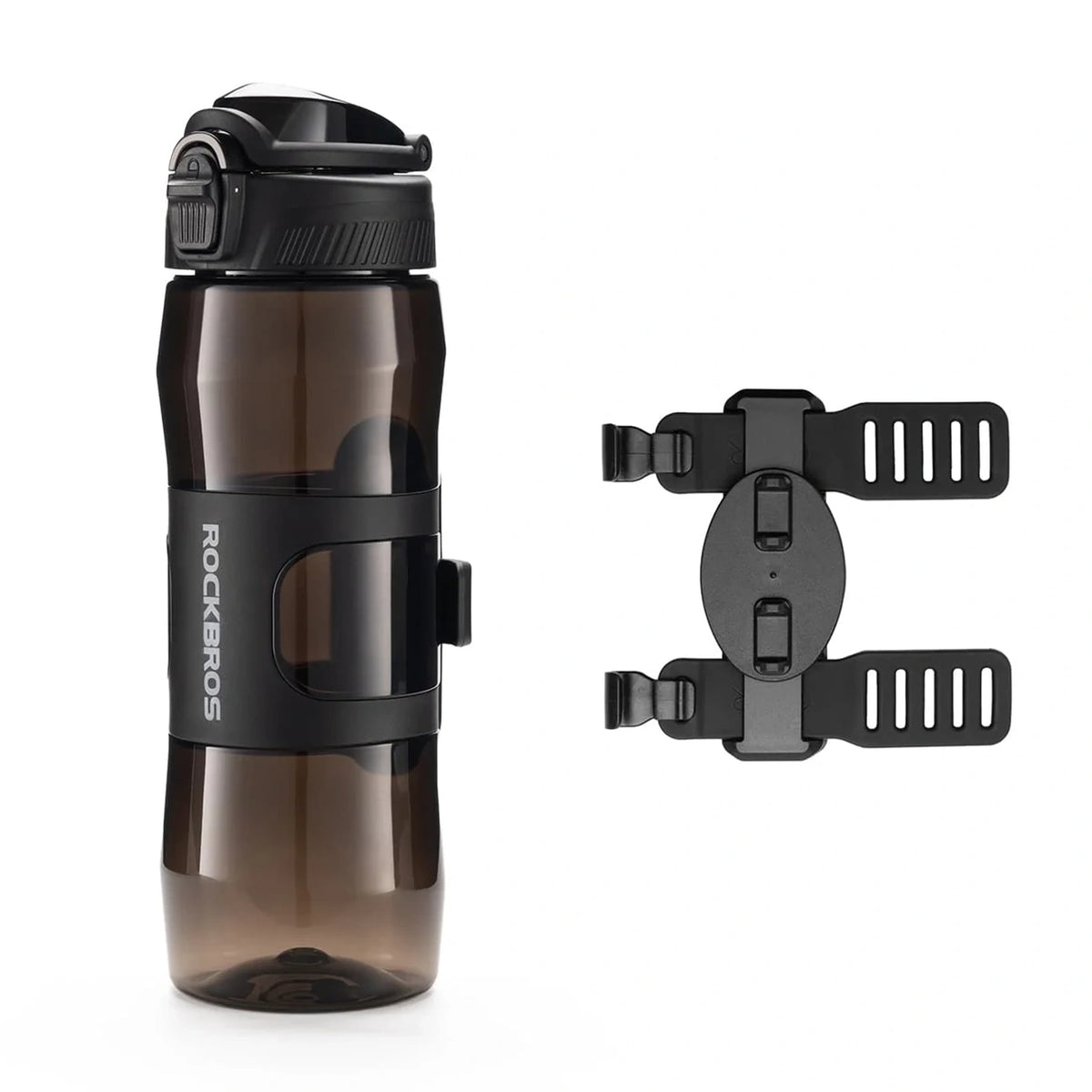 Bidon termiczny Rockbros S550H-1 700 ml z magnetycznym uchwytem i - czarny