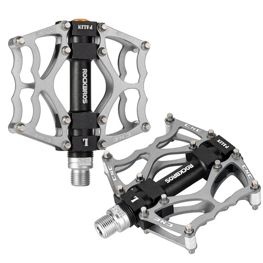 Pedały rowerowe Rockbros JT201012LS 2010-12L aluminiowe - srebrne
